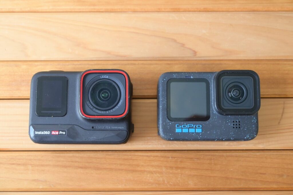 Insta360 Ace ProとGoPro HERO12の比較