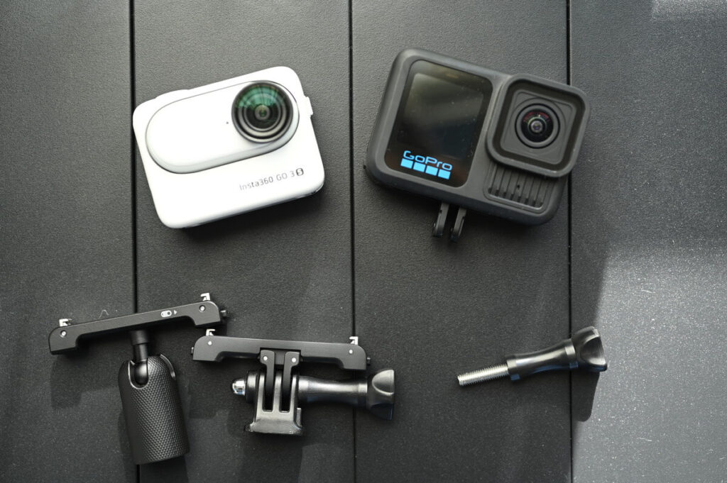 Insta360 GO 3SとGoPro HERO 13のマウントの違い