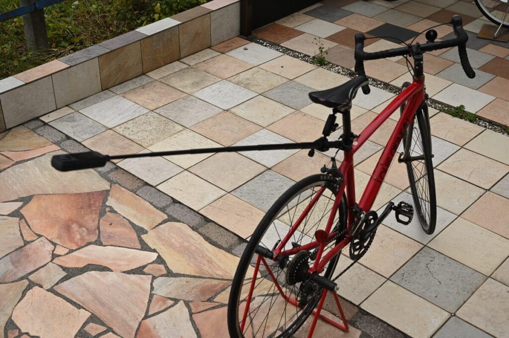 自転車テールマウントセットの取り付け