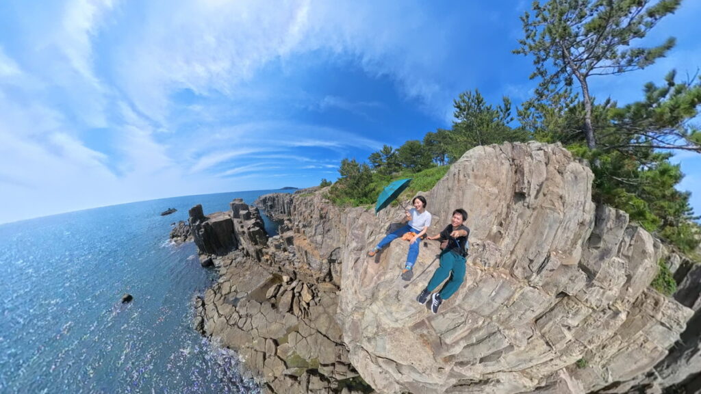 Insta360 X4で撮影した海の写真