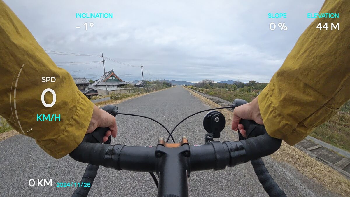 自転車撮影キットで撮影した参考画像