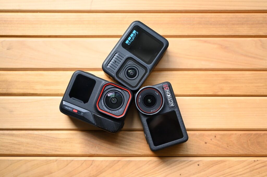 GoPro HERO 13とInsta360 Ace Pro 2とDJI Osmo action 5 Pro