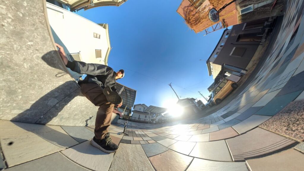 Insta360 Flow 2 Proで撮影した360°写真