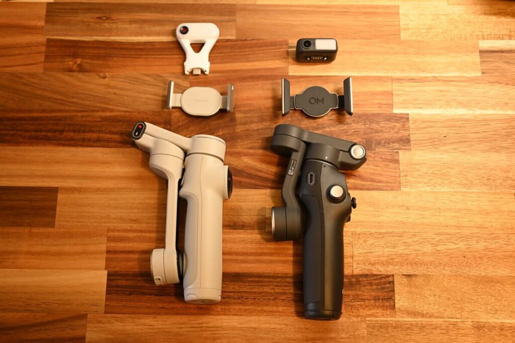 Insta360 Flow 2 ProとDJI Osmo Mobile 7 Pの比較
