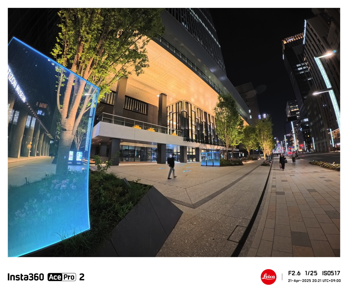 Insta360 Ace Pro 2で撮影した東京の夜の景色スナップ