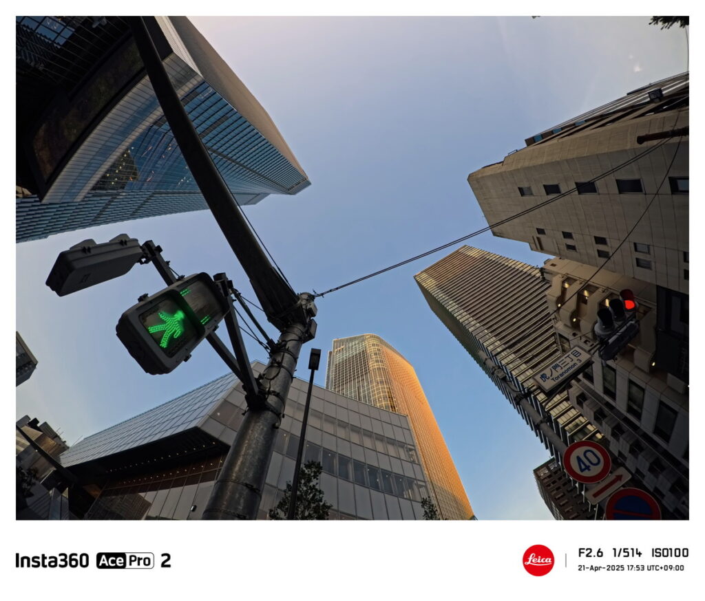 Insta360 Ace Pro 2で撮影した東京のスナップ撮影