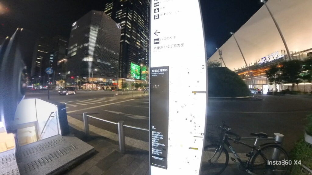 Insta360 X4の夜間画質