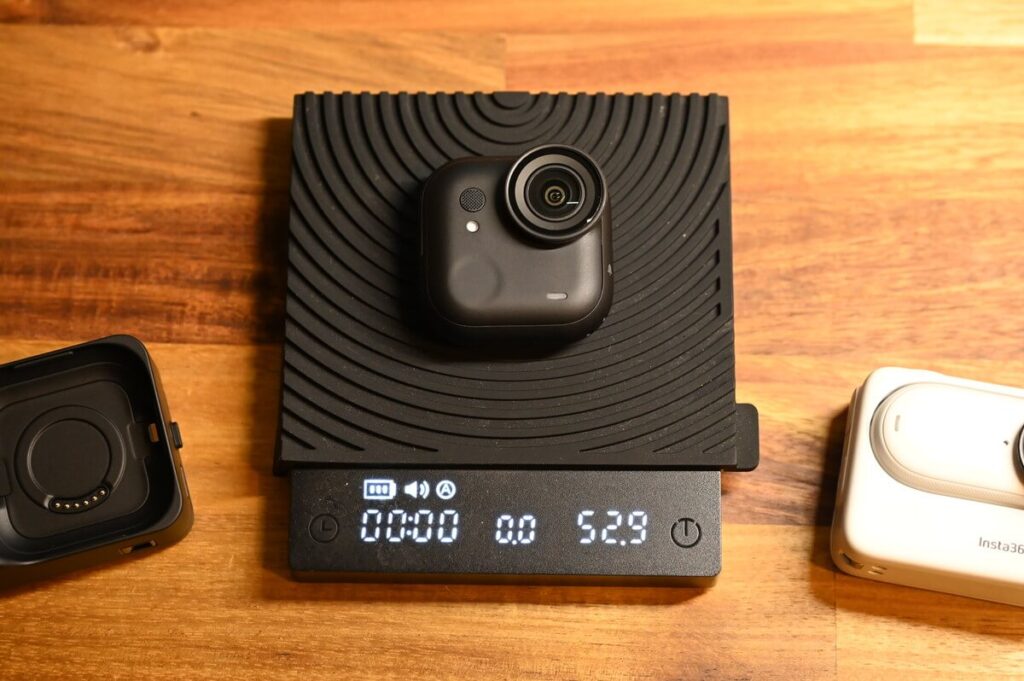 Insta360 GO Ultraの重さ実測