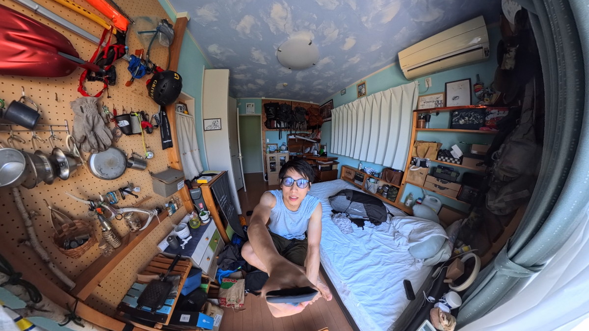 Insta360 X5でアダプティブトーンをONにしたときの画質（5.7KHDR撮影）