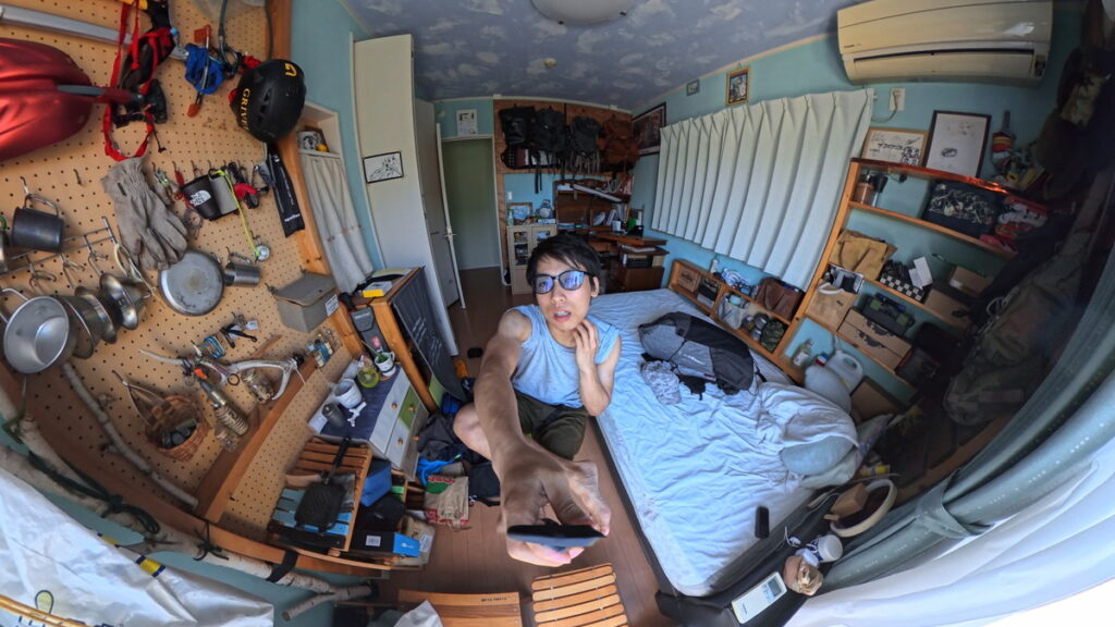 Insta360 X5でアダプティブトーンをONにしたときの画質