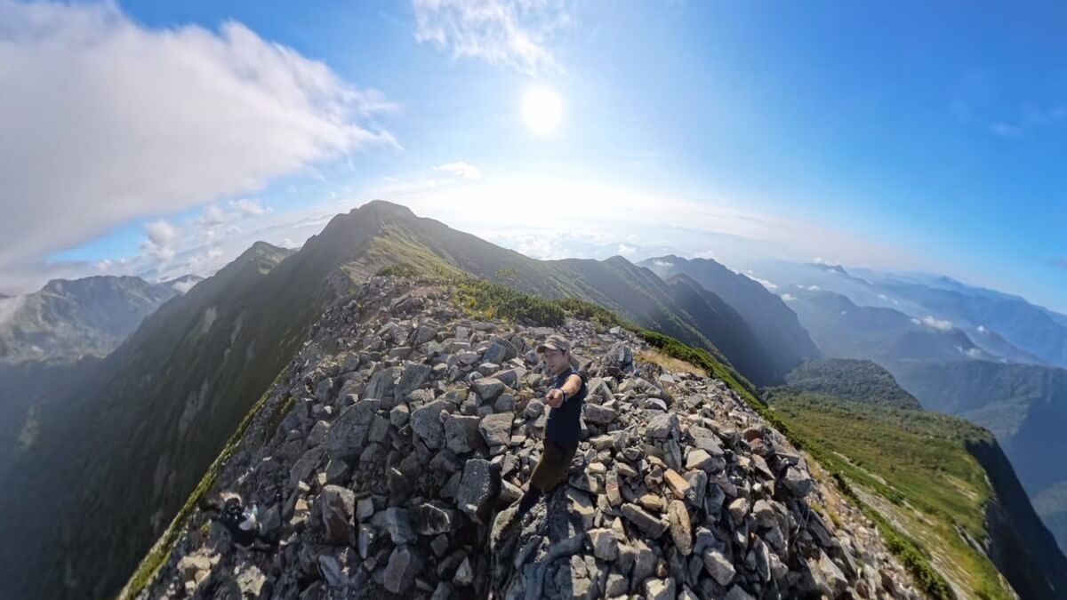 Insta360 X4で撮影した逆光の写真