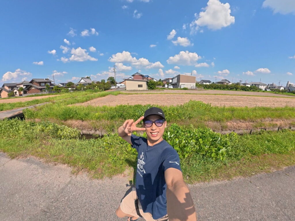 DJI Osmo 360の8K画質で撮影した自撮り