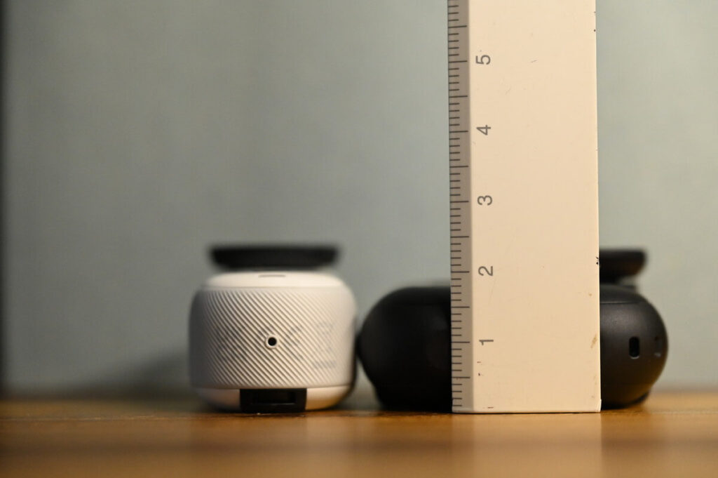Insta360 GO UltraとGO 3Sの高さ