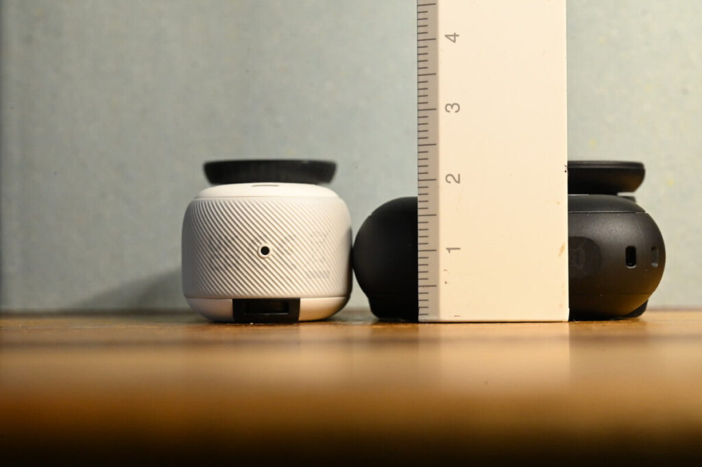 Insta360 GO UltraとGO 3Sの高さ