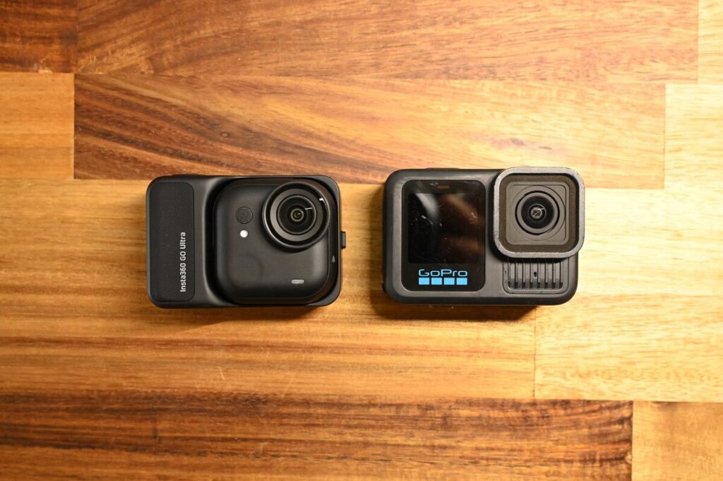 Insta360 GO UltraとGoPro HERO 13の比較
