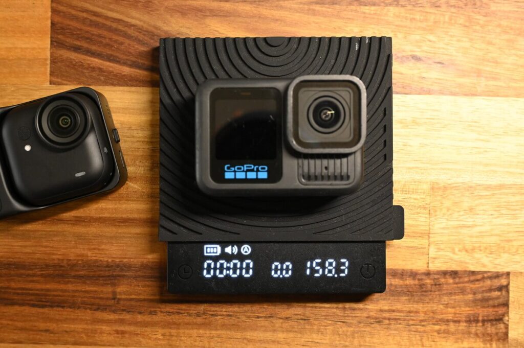 GoPro HERO 13の実測重さ