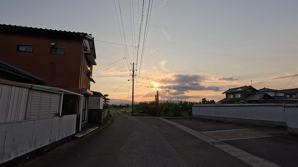 GoPro HERO13で撮影した夕方