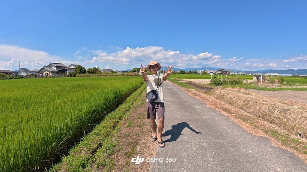 Osmo 360で撮影した自撮り⑤