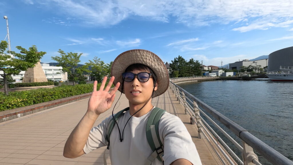GoPro Mission 1で撮影した日中動画の切り出し（自撮り）
