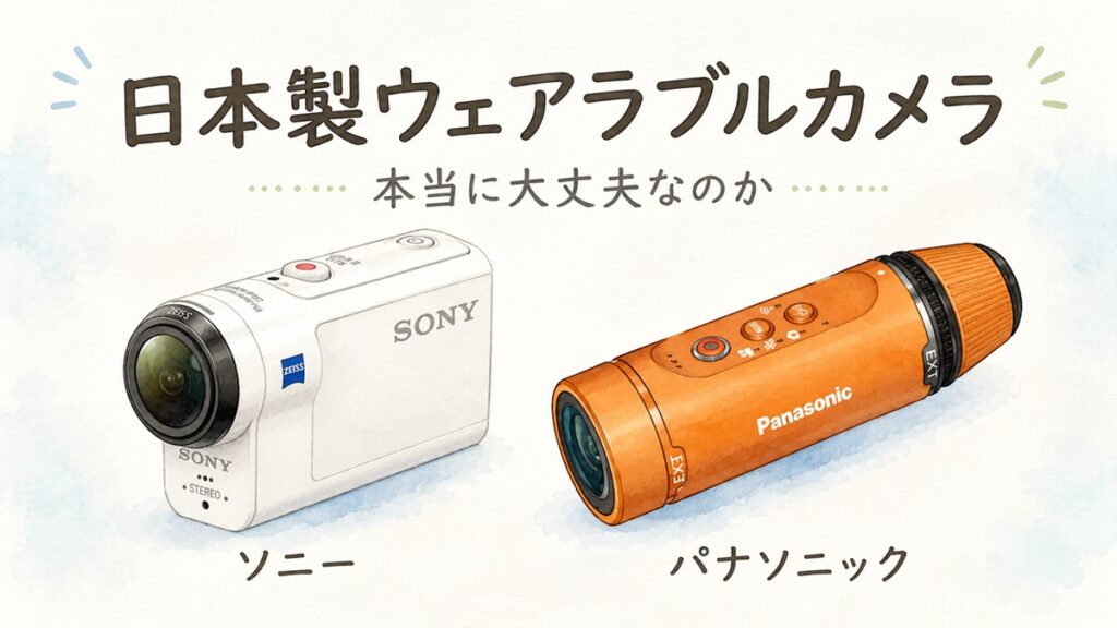 日本製ウェアラブルカメラ